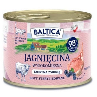 Baltica Smaki Regionów Adult Mono Jagnięcina Mokra karma dla kota op. 185g