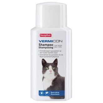 Beaphar Vermicon Szampon na kleszcze i pchły dla kota poj. 200ml