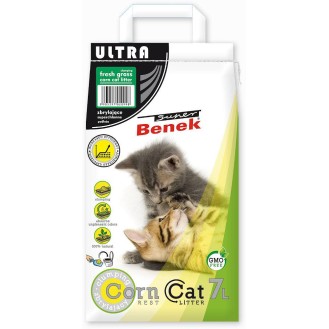 Super Benek Żwirek kukurydziany Corn Cat ULTRA Świeża Trawa dla kota poj. 7l