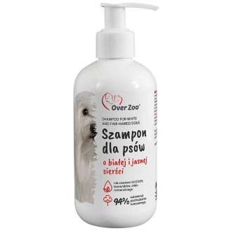 Over Zoo Szampon do białej i jasnej sierści dla psa poj. 250ml