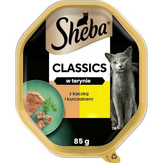 Sheba Classics in Pastete Adult Kaczka i kurczak Mokra Karma dla kota op. 85g