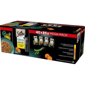 Sheba Nature's Collection Drobiowe Smaki w galaretce Mokra Karma dla kota op. 40x85g