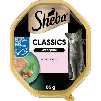 Sheba Classics in Pastete Adult Łosoś Mokra Karma dla kota op. 85g