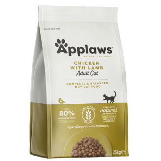 Applaws Adult Chicken with Extra Lamb Sucha Karma dla kota op. 7.5kg