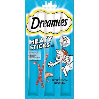Dreamies Meaty Sticks Przysmak z łososiem dla kota op. 30g