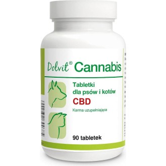 Dolvit Preparat uzupełniający Cannabis CBD dla psa i kota op. 90 tabletek