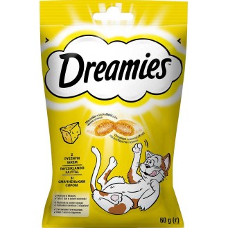 Dreamies Przysmak Pyszny Ser dla kota op. 60g [Data ważności: 13.06.2026]