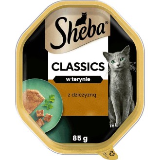 Sheba Classics in Pastete Adult Dziczyzna Mokra Karma dla kota op. 85g [Data ważności: 27.06.2026]