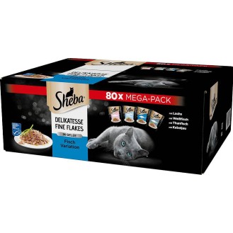 Sheba Delicacy in Jelly Kolekcja Smaków Rybnych w galaretce Mokra Karma dla kota op. 80x85g