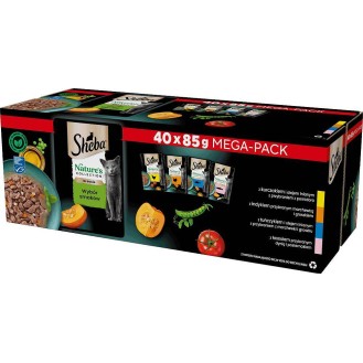 Sheba Nature's Collection Adult Kolekcja smaków w sosie Mokra karma dla kota op. 40x85g