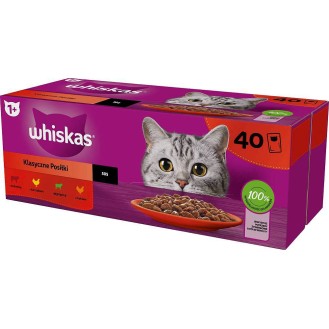 Whiskas Klasyczne Posiłki w sosie Mokra Karma dla kota op. 40x85g