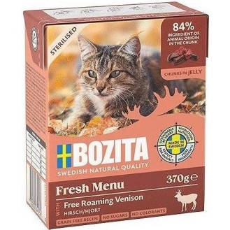 Bozita Adult Sterilised Dziczyzna w galaretce Mokra Karma dla kota op. 370g