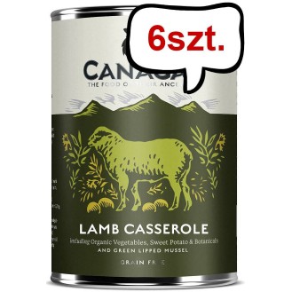 Canagan Lamb Casserole Mokra Karma dla psa op. 400g Pakiet 6szt.