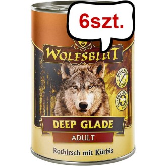 Wolfsblut Adult Deep Glade Mokra Karma dla psa op. 395g Pakiet 6szt.