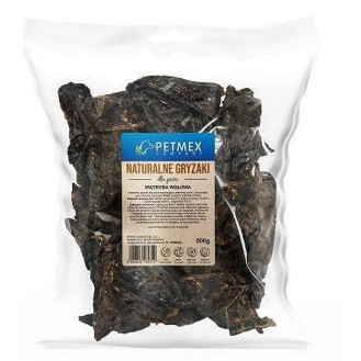 Petmex Przysmak Wątroba wołowa krojona dla psa op. 500g