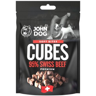 John Dog Przysmak Soft Bites Cubes Swiss Beef dla psa op. 120g