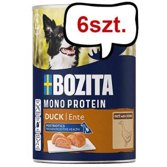 Bozita Adult Monoprotein Duck Mokra Karma dla psa op. 400g Pakiet 6szt.