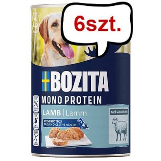 Bozita Adult Monoprotein Lamb Mokra Karma dla psa op. 400g Pakiet 6szt.