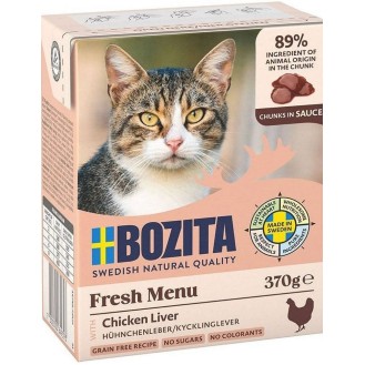 Bozita Adult Wątróbka z kurczaka w sosie Mokra Karma dla kota op. 370g