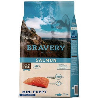 Bravery Puppy Mini Salmon Grain Free Sucha karma dla szczeniaka op. 2kg