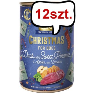 Brit Mono Protein Adult Christmas Duck Mokra Karma dla psa op. 400g Pakiet 12szt.