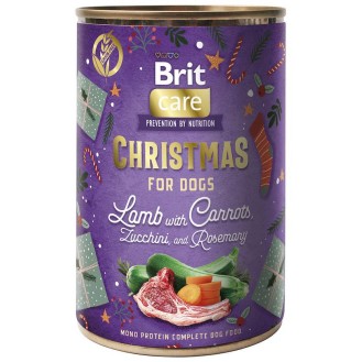Brit Mono Protein Adult Christmas Lamb Mokra Karma dla psa op. 400g