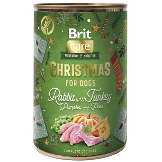 Brit Care Adult Christmas Rabbit&Turkey Mokra Karma dla psa op. 400g