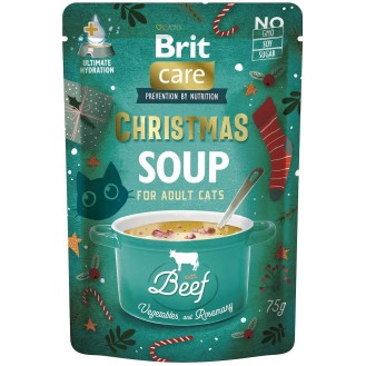 Brit Care Adult Christmas Soup Beef Mokra Karma dla kota op. 75g