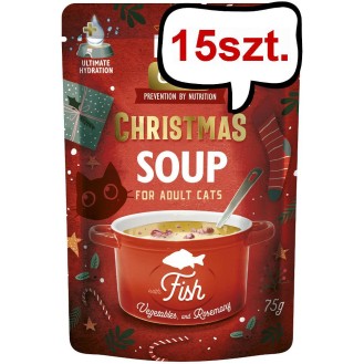 Brit Care Adult Christmas Soup Fish Mokra Karma dla kota op. 75g Pakiet 15szt.