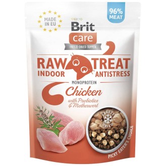 Brit Care Przysmak Raw Treat Indoor&Antistress Chicken dla kota op. 40g