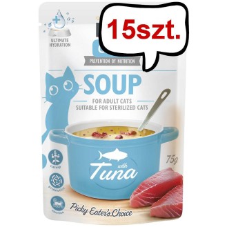 Brit Care Adult Soup Tuna Mokra Karma dla kota op. 75g Pakiet 15szt.