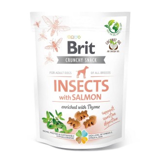 Brit Care Przysmak Crunchy Cracker Insect&Salmon dla psa op. 200g