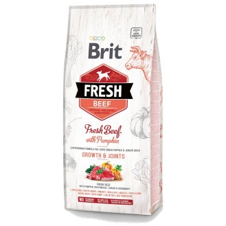 Brit Fresh Puppy&Junior Large Beef with Pumpkin Sucha Karma dla szczeniaka op. 12kg