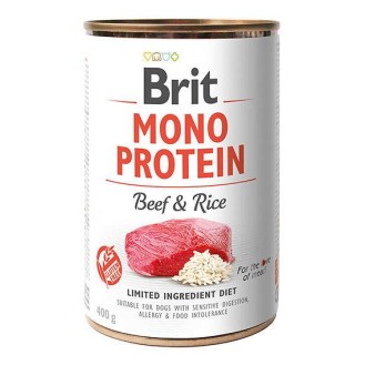 Brit Mono Protein Adult Beef&Rice Mokra Karma dla psa op. 400g