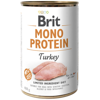 Brit Mono Protein Adult Turkey Mokra Karma dla psa op. 400g