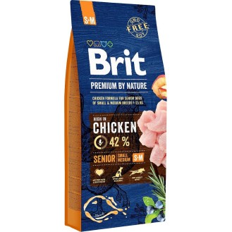 Brit Premium by Nature Senior Small&Medium Sucha Karma dla psa op. 1kg