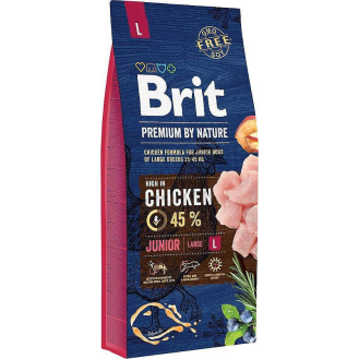 Brit Premium by Nature Junior Large Breed Sucha Karma dla szczeniaka op. 2x15kg MEGA-PAK
