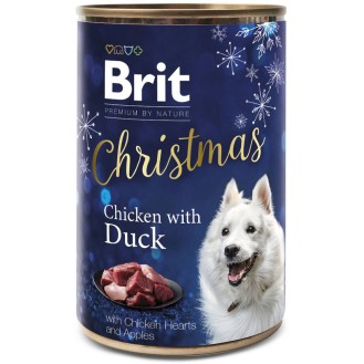 Brit Premium by Nature Christmas Adult Chicken&Duck Mokra Karma dla psa op. 400g