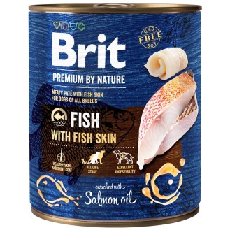 Brit Premium by Nature Fish with Fish Skin Mokra Karma dla psa op. 800g
