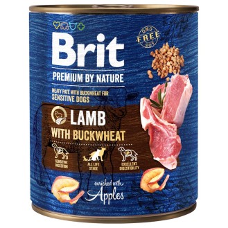 Brit Premium by Nature Lamb with Buckwheat Mokra Karma dla psa op. 800g