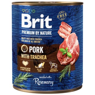 Brit Premium by Nature Pork with Trachea Mokra Karma dla psa op. 800g