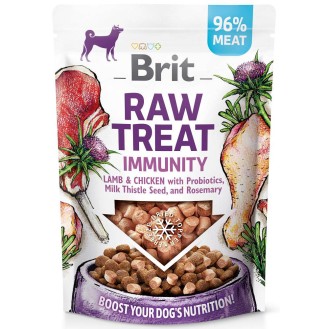 Brit Przysmak Raw Treat Immunity Lamb&Chicken dla psa op. 40g