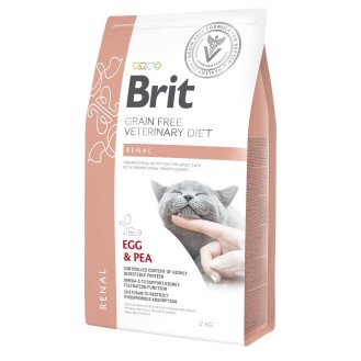 Brit Veterinary Diet Renal Egg&Pea Sucha Karma dla kota op. 2kg