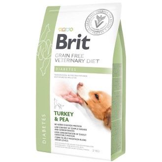 Brit Veterinary Diet Diabetes Turkey&Pea Sucha Karma dla psa op. 2kg