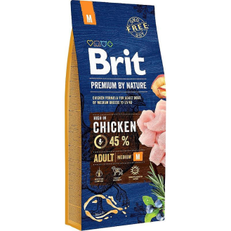 Brit Premium by Nature Adult Medium Sucha Karma dla psa op. 2x15kg MEGA-PAK