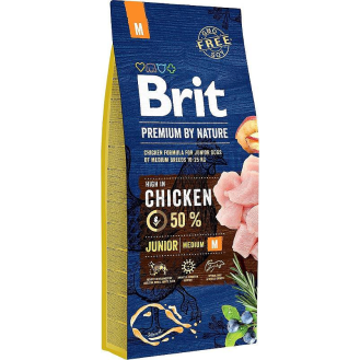 Brit Premium by Nature Junior Medium Sucha Karma dla szczeniaka op. 2x15kg MEGA-PAK