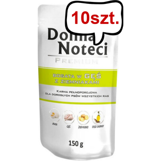Dolina Noteci Premium Adult Gęś z Ziemniakami Mokra Karma dla psa op. 10x150g