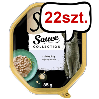 Sheba Selection in Sauce Adult Cielęcina Mokra Karma dla kota op. 85g Pakiet 22szt.