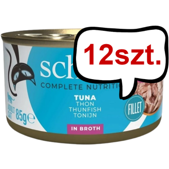 Schesir Adult Tuna in Broth Mokra Karma dla kota op. 85g Pakiet 12szt.