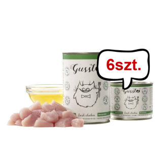 Gussto Fresh Chicken Mokra Karma dla kota op. 400g Pakiet 6szt.